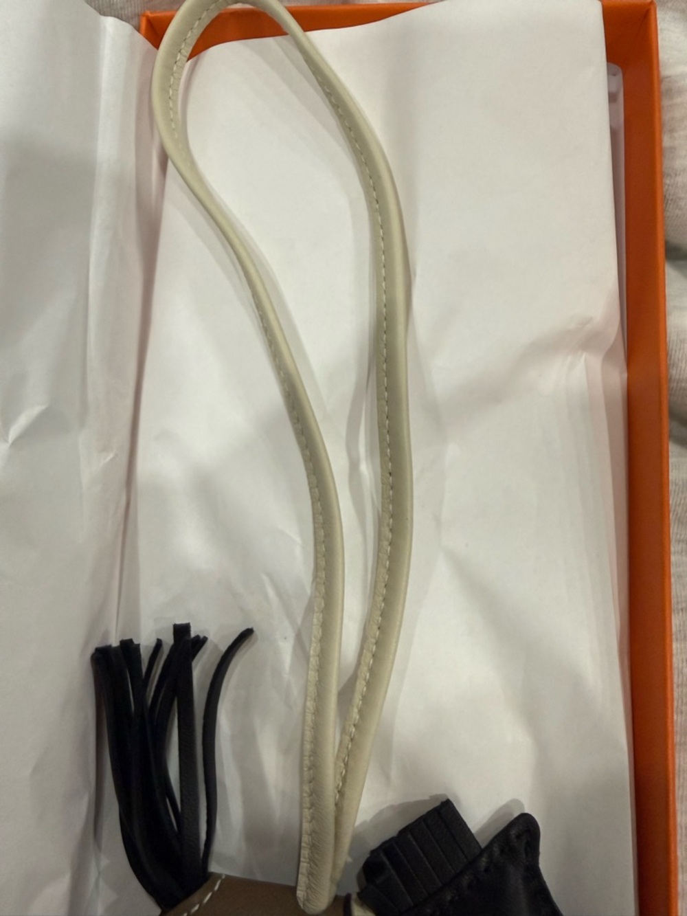 Hermes Rodeo Robeo Noir Etoupe Craie BNIB - Picture 5 of 7